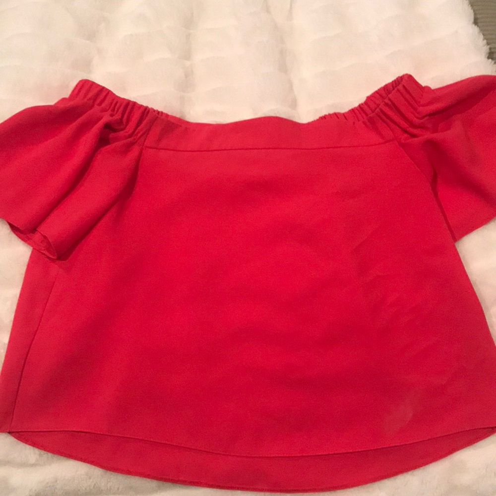 Off the shoulder top shop shirt